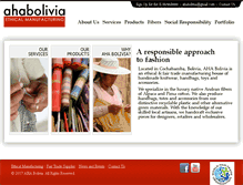 Tablet Screenshot of ahabolivia.com